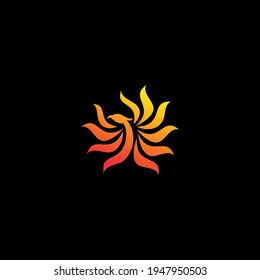 Luxury Phoenix Logo Concept Stock Vector illustration