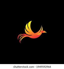 Luxury Phoenix Logo Concept Stock Vector illustration