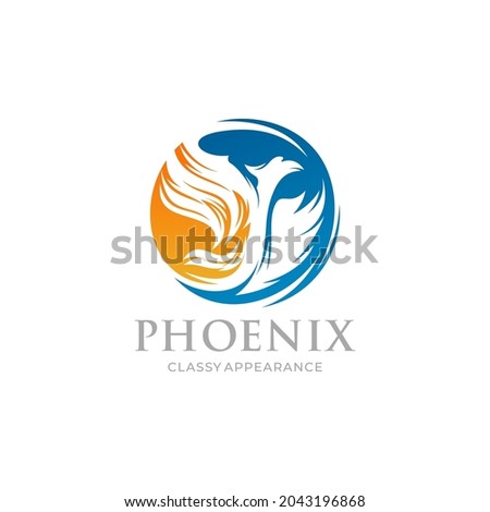 
Luxury Phoenix Logo Concept Stock Vector
