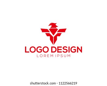 luxury phoenix logo vector