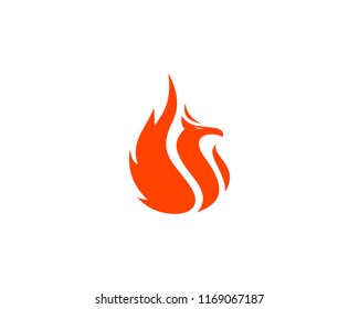 luxury phoenix logo vector