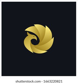 luxury phoenix logo vector. Creative Phoenix bird logo vector design illustration