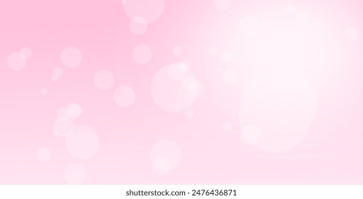 Fondo abstracto de desenfoque rosa de lujo con luces bokeh para fondos concepto de San Valentín.