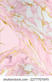 luxury pink and gold abstract marble texture background