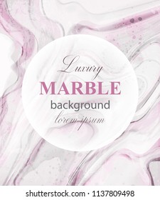 Luxury Pink marble background Vector. Elegant stone pattern textures illustrations
