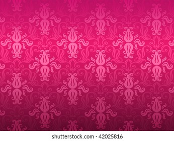 Luxury pink ornamental pattern