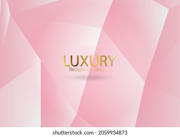 luxury pink rose gold shiny background vector design.