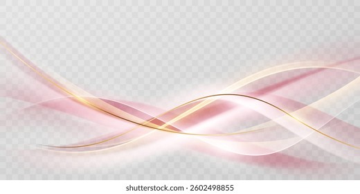 Luxury pink wave abstract background. Modern design. Vector illustration.
