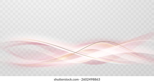 Luxury pink wave abstract background. Modern design. Vector illustration.
