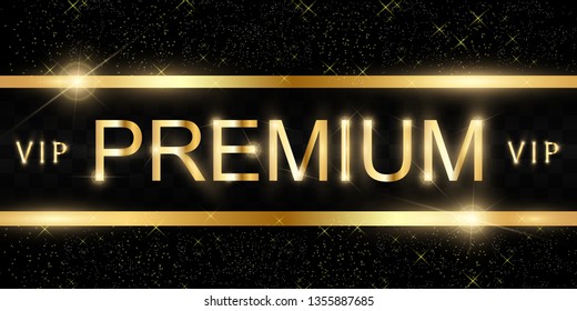 
Luxury PREMIUM banner, beautiful background with ribbons and stars.