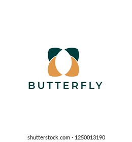 Luxury premium butterfly logo design for hotel, spa, fashion, makeup, wedding