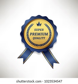 Luxury premium commercials golden badge labels.,vector illustration