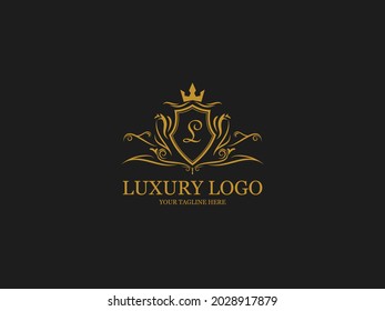 Luxury Premium Crest Logo Template for Company