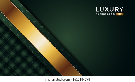 Luxury Premium Dark Green Abstract Background Stock Vector (Royalty ...