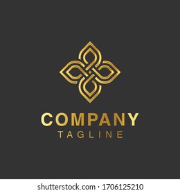 Luxury Premium Flower Logo Design