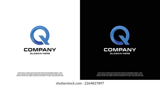 Luxury Premium Gradient Latter Business Logo Design