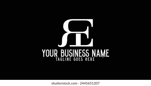 Luxury Premium Letter RE Logo