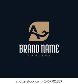 Luxury Premium Letter A Logo Template