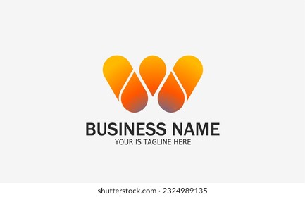 Luxury Premium Logo Linked Letter W