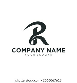 Ursprünglicher Buchstabe R und Monogramm-Design für Premium-Logo-Vorlagen.