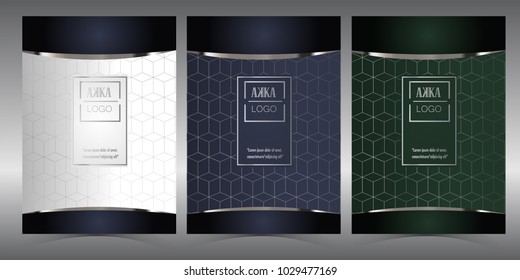 Luxury Premium menu design,Product cover Package, Bag,Financial Annual report for Business brochure layout design template, Flyer Design or Leaflet advertising,  A4 size illustrator 