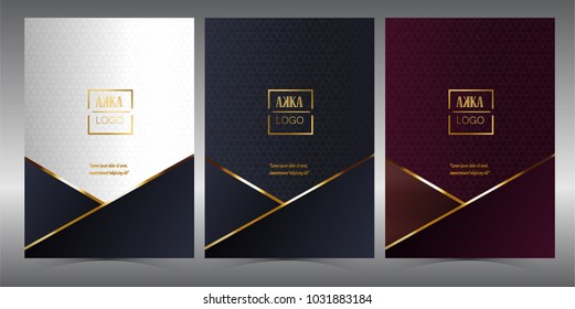 Luxury Premium menu design,Product cover Package, Bag,Financial Annual report for Business brochure layout design template, Flyer Design or Leaflet advertising,  A4 size illustrator 
