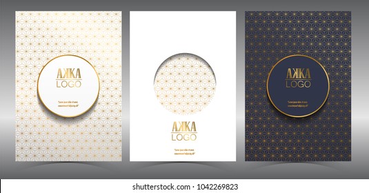 Luxury Premium menu design,Product cover Package, Bag,Financial Annual report for Business brochure layout design template, Flyer Design or Leaflet advertising,  A4 size illustrator 