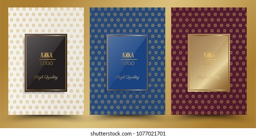 Luxury Premium menu design,Product cover Package, Bag,Financial Annual report for Business brochure layout design template, Flyer Design or Leaflet advertising,  A4 size illustrator 