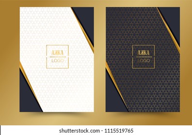 Luxury Premium Menu Design,Product Cover Package, Bag,Financial Annual Report For Business Brochure Layout Design Template, Flyer Design Or Leaflet Advertising,  A4 Size Illustrator