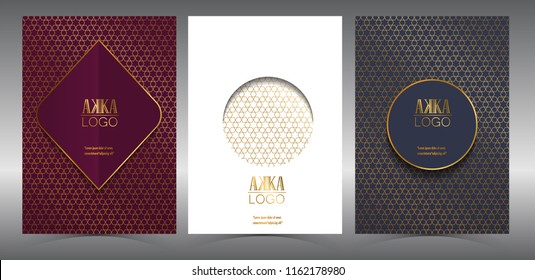 Luxury Premium menu design,Product cover Package, Bag,Financial Annual report for Business brochure layout design template, Flyer Design or Leaflet advertising,  A4 size illustrator 
