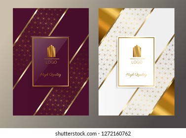 Luxury Premium menu design,Product cover Package, Bag,Financial Annual report for Business brochure layout design template, Flyer Design or Leaflet advertising,  A4 size illustrator 

