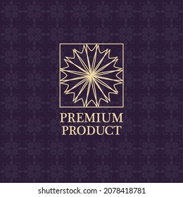 luxury premium product label template