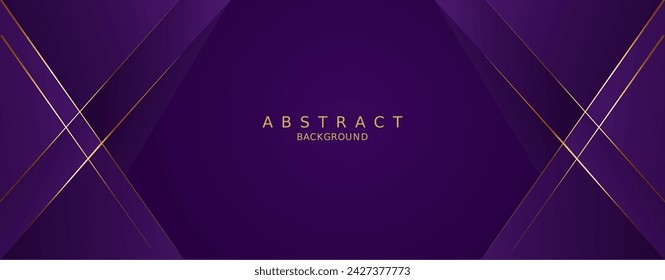 luxury premium purple background and gold line	