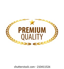 Luxury premium quality best choice labels isolated vector illustration 