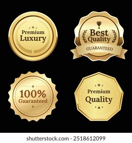 Luxury Premium Quality Gold Badge