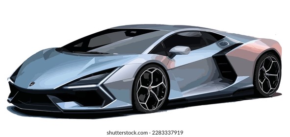 plantilla de vector de diseño de arte de coches deportivos