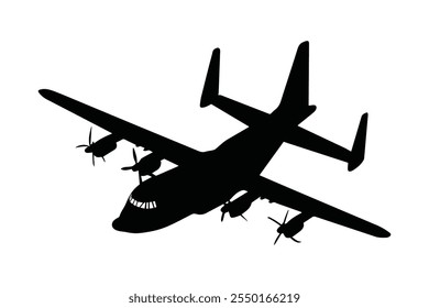 Luxury private jet flying vector design