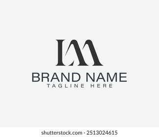 Luxury and professional LM, LAA  letter logo design concept for company, business and brand identity.