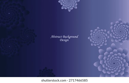 Fondo Abstractas púrpura de lujo con elegantes patrones florales en espiral