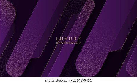 Luxury purple background with glitter and abstract elements suitable for banners, advertisements, social media.