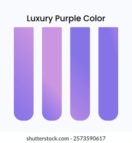 Luxury purple color. purple color pallete. purple gradient. color palette. Color gradation for printing, interior, clothing. Combination of scarlet and purple hues 