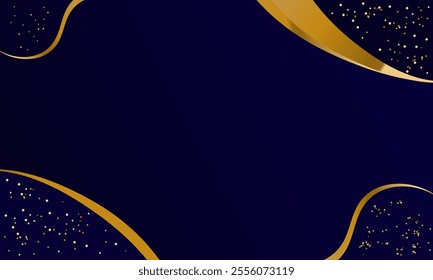 Luxury purple golden gradient geometric pattern background template design for banner, cover, social media, card and etc.