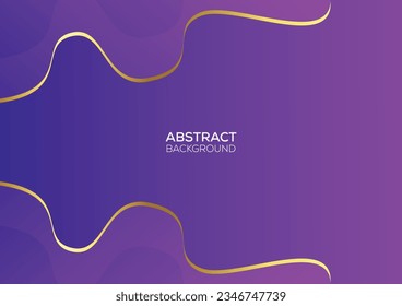 luxury with purple wave abstract background design 