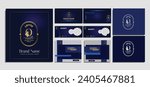 luxury Q letter Coffee bean logo design template elements - vector sign. Q Letter logo for business card, social post, cover photo corporate identity. luxury letter logo.