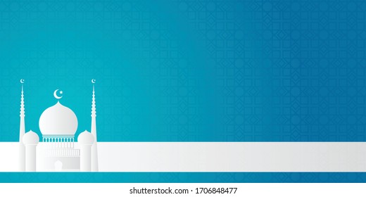 Lujoso fondo ramadán con un diseño arabesco de estilo árabe islamico estilo oriental. Diseño decorativo para impresión, afiche, portada, folleto, volante, banner y tarjeta de felicitación