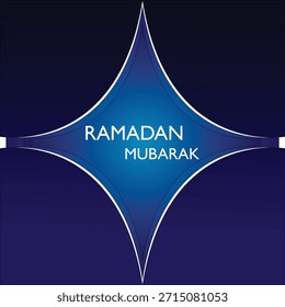 Fondo de lujo Ramadán Kareem con una luna creciente dorada brillante, linternas árabes tradicionales y estrellas colgantes sobre un fondo decorativo azul profundo o turquesa. Perfecto para las fiestas islámicas, y saludos de la comunidad.