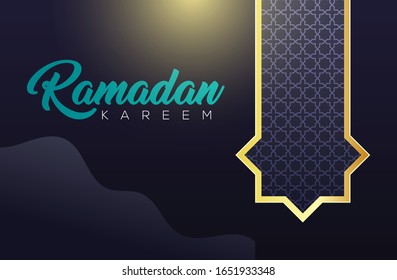 Luxury Ramadan Kareem Background Vector