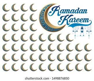 Luxury Ramadan kareem design, vector, 5k