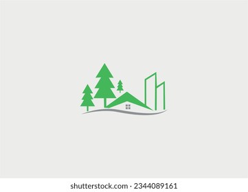 Luxury real estate logo collection and house logo