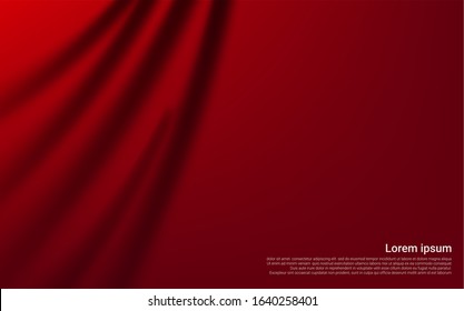 luxury realistic curtain background. Vector luxury illustration eps10.